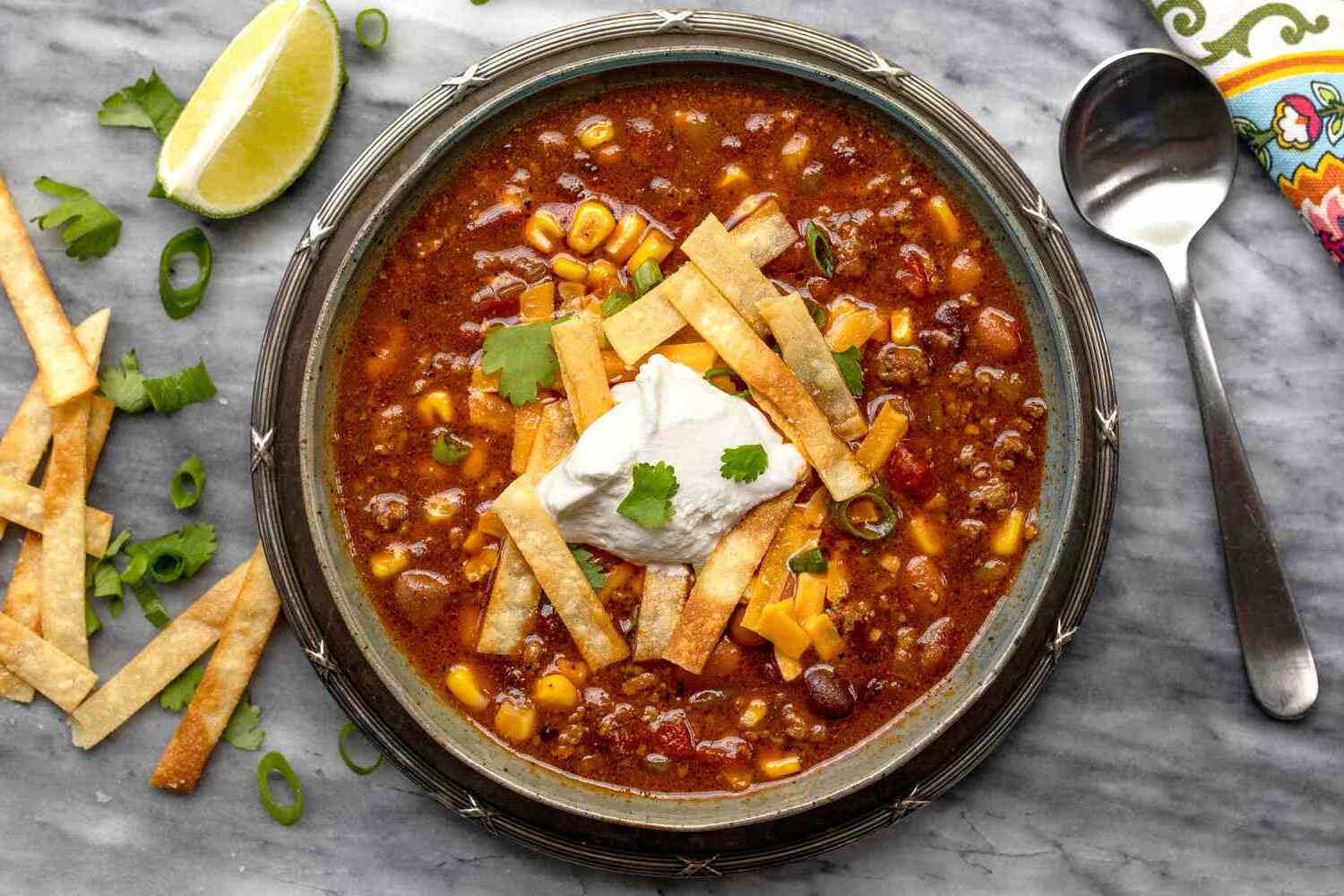 Taco soup in the Instant Pot