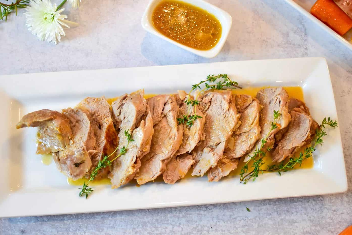 Juicy Pork Tenderloin in The Ninja Foodi Pressure Cooker